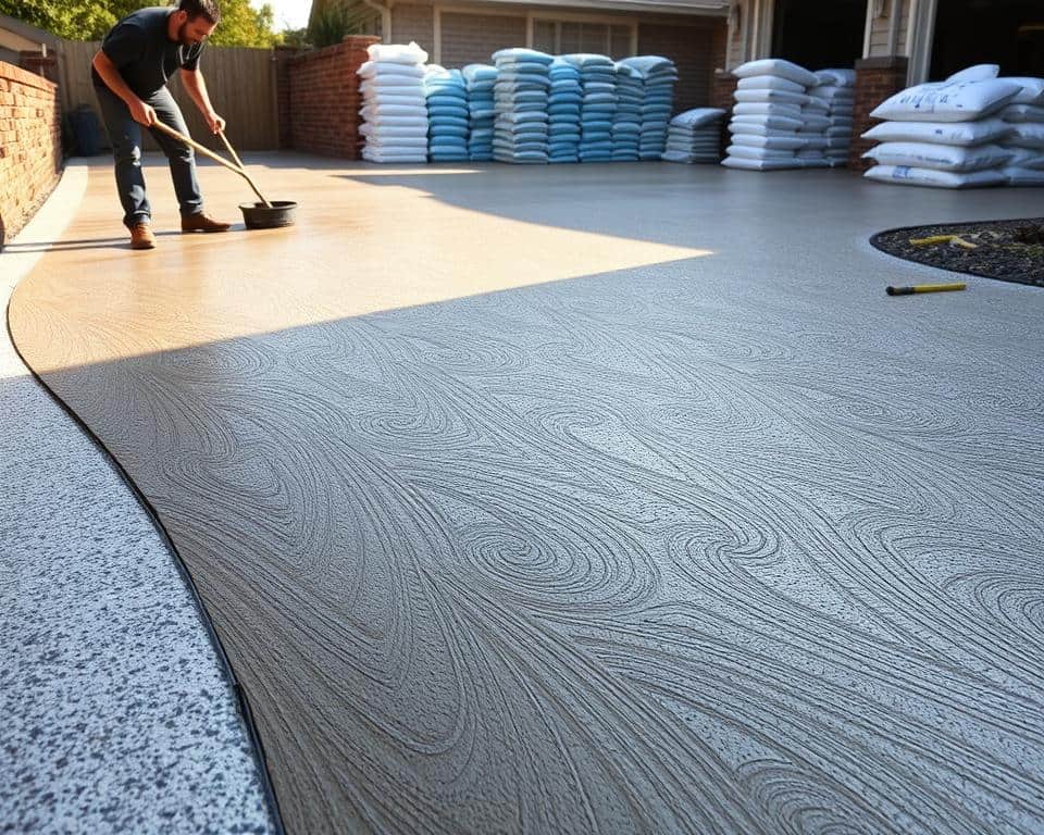 resin driveway installation